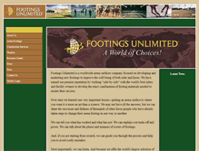 Tablet Screenshot of footingsunlimited.com